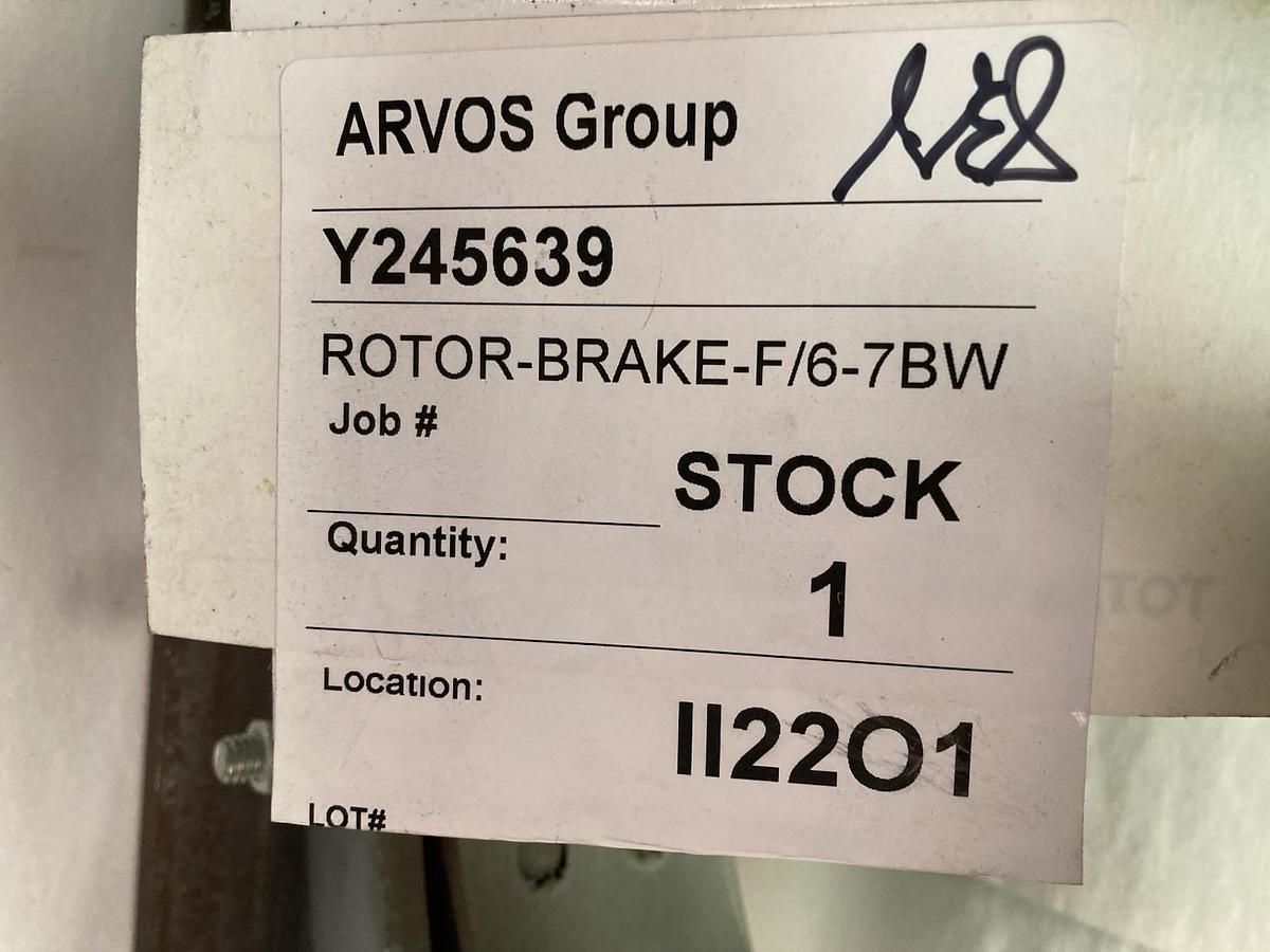 Used ARVOS Group,Y245639,Brake Rotor Assembly F/6-7BW