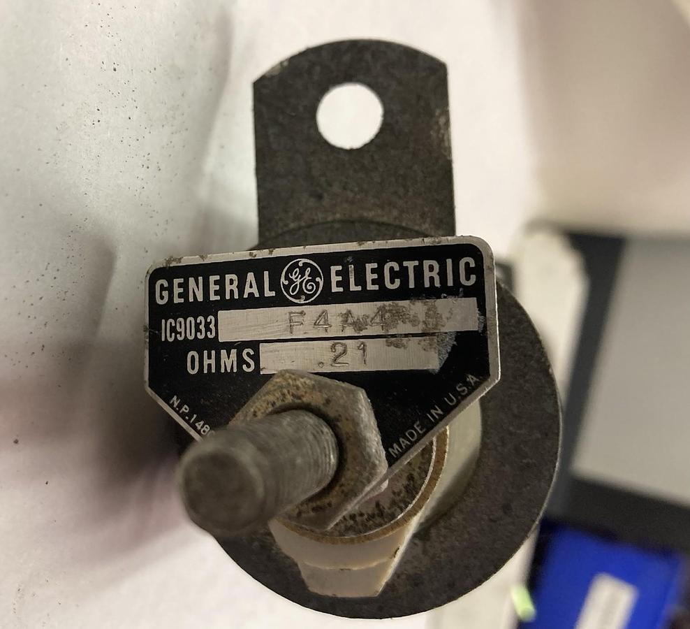 Used General Electric,IC9033F4A4,Resistor 0.21 OHMS