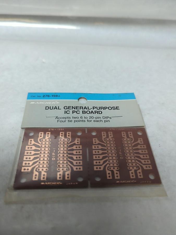 ARCHER,276-159A,EXPIRMENTAL DUAL IC BOARD NOS