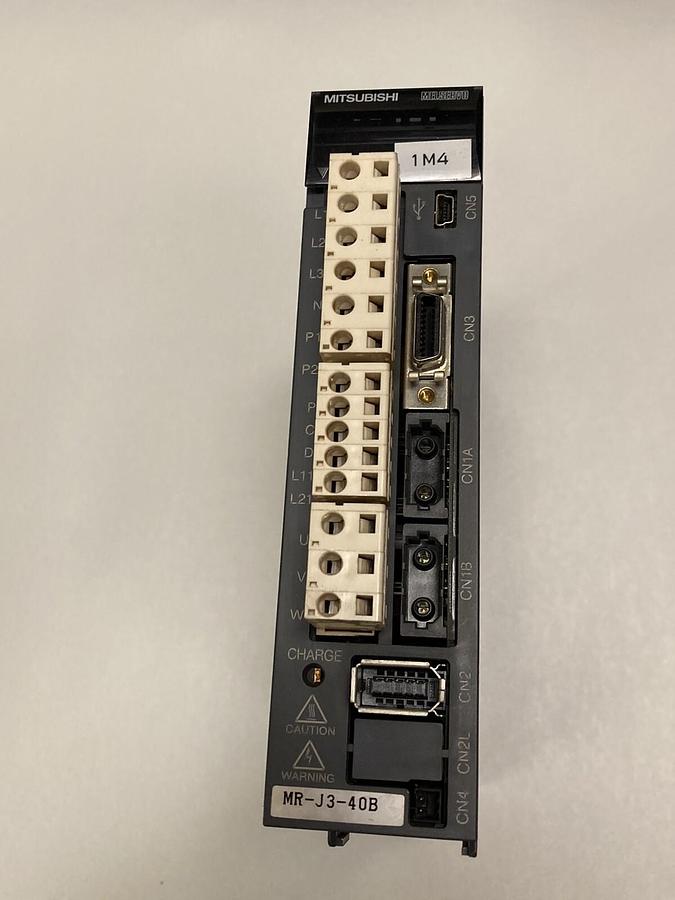 Used MITSUBISHI,MR-J3-40B,AC SERVO AMPLIFIER 400W, 170V