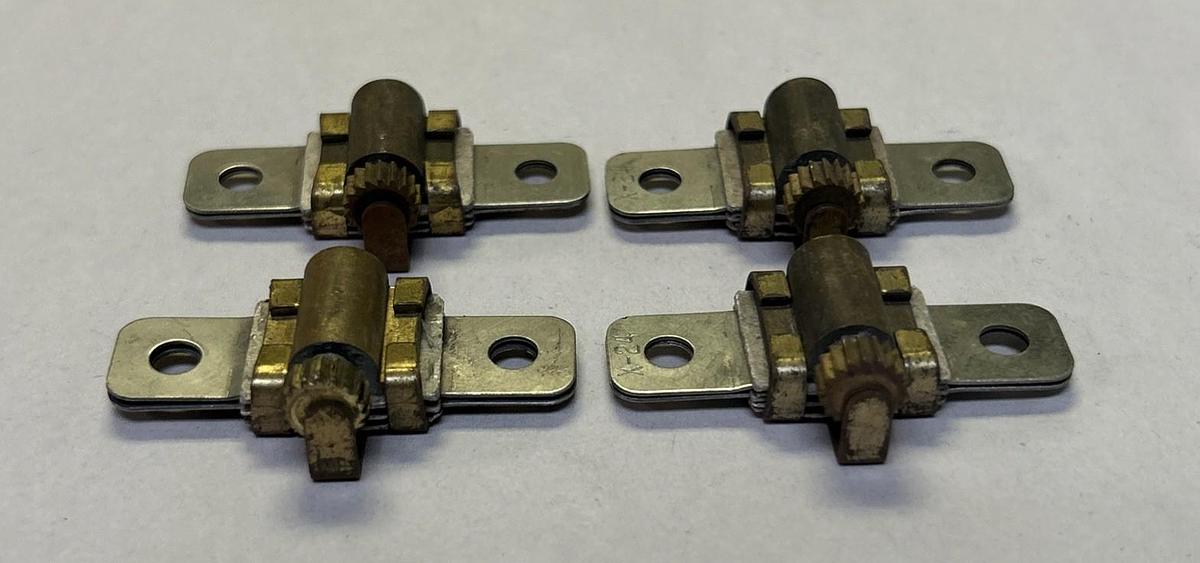 Used SQUARE D,B15.5,THERMAL OVERLOAD HEATER ELEMENT LOT OF 4