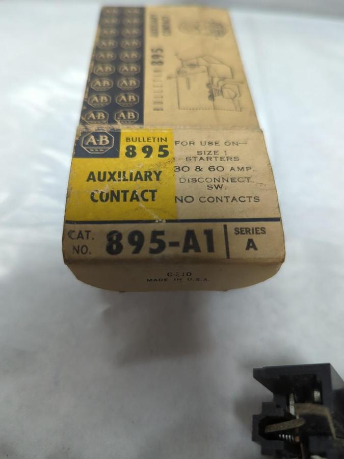 ALLEN BRADLEY,895-A1,AUXILIARY CONTACT NOS