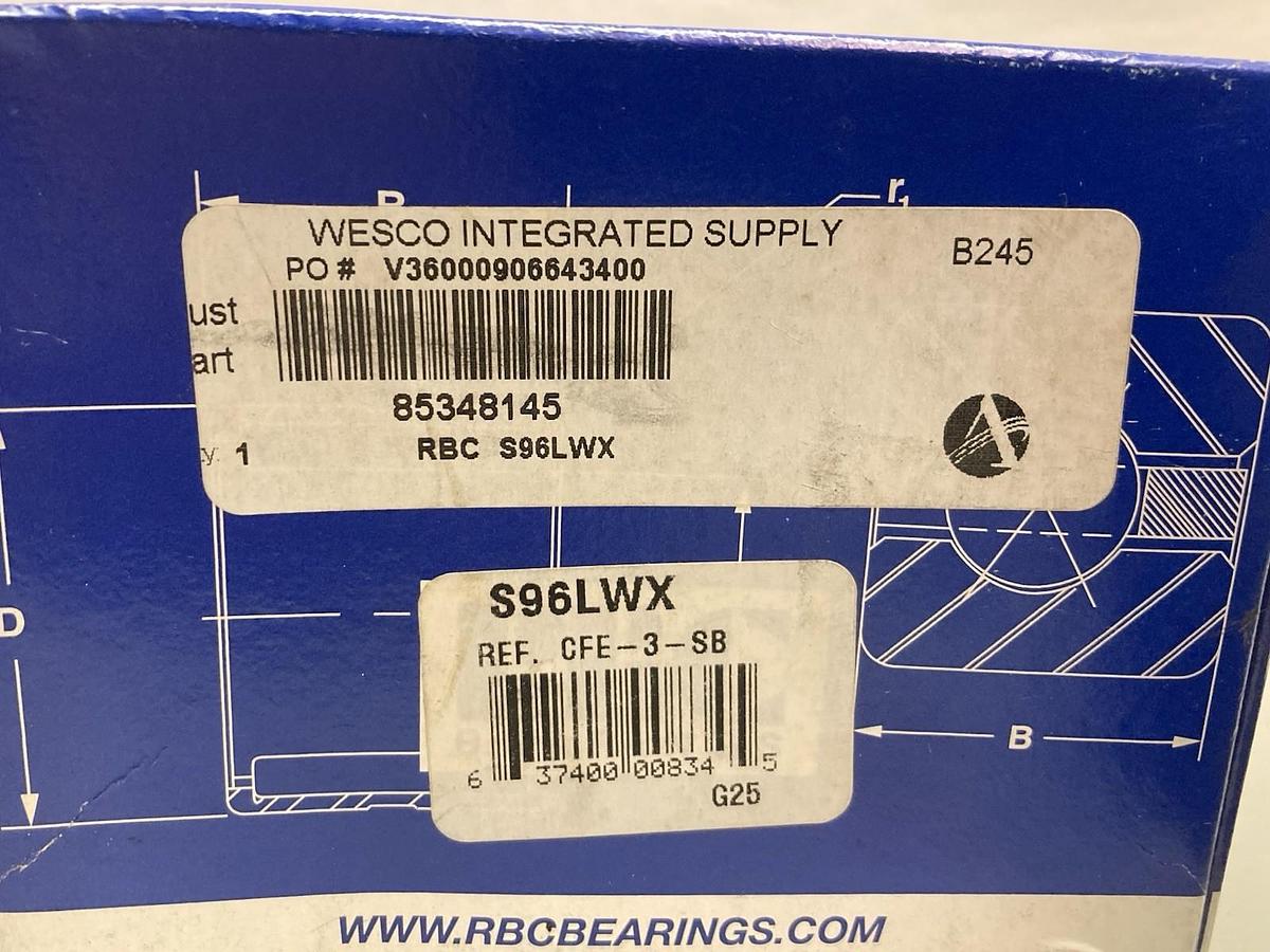 RBC,S96LWX,Cam Follower