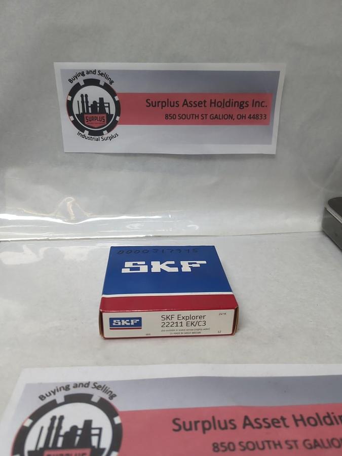 SKF,22211 EK/C3,SPHERICAL ROLLER BEARING NOS
