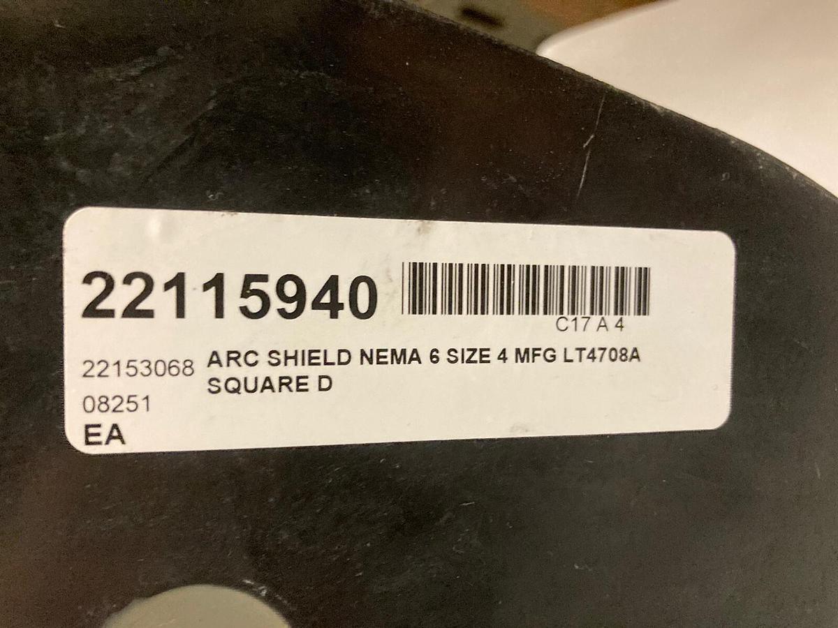 Square D,LT4708A,Arc Shield Nema 6 Size 4