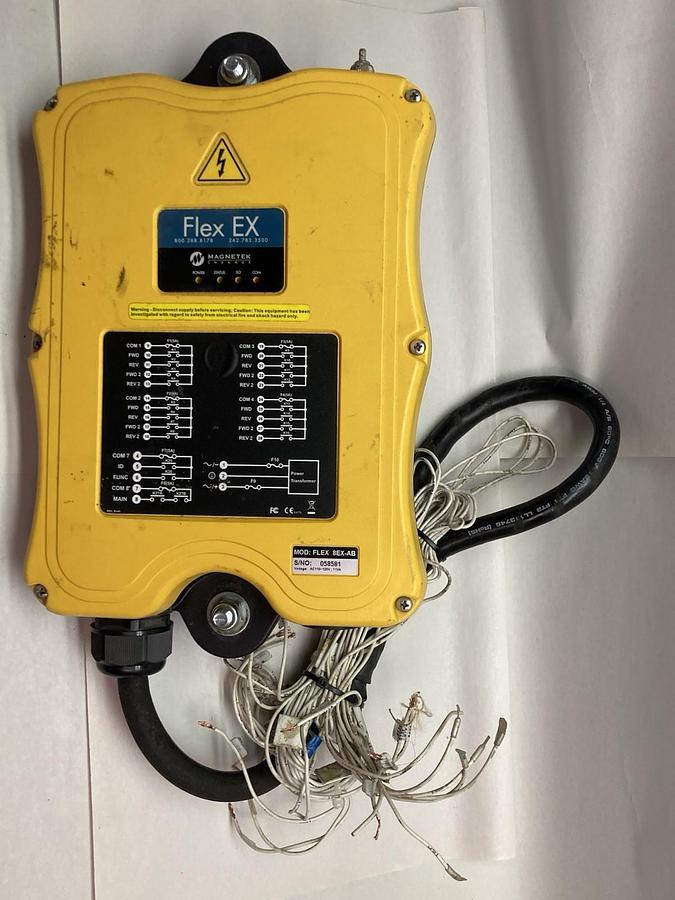 Used Flex EX,Model FLEX 8EX-AB,Reciever Only 110-120Vac 11VA