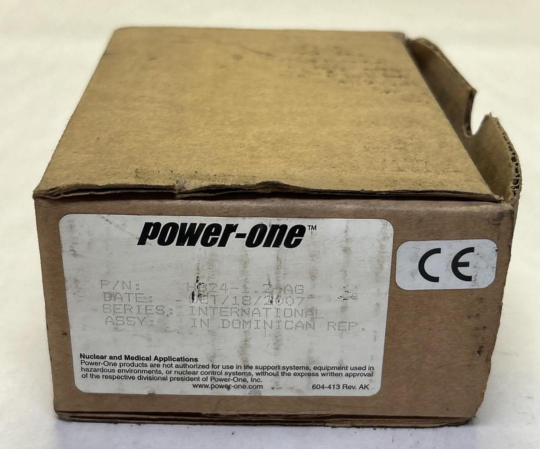 POWER-ONE,HB24-1.2-AG,POWER SUPPLY 24VDC 1.2A NOS