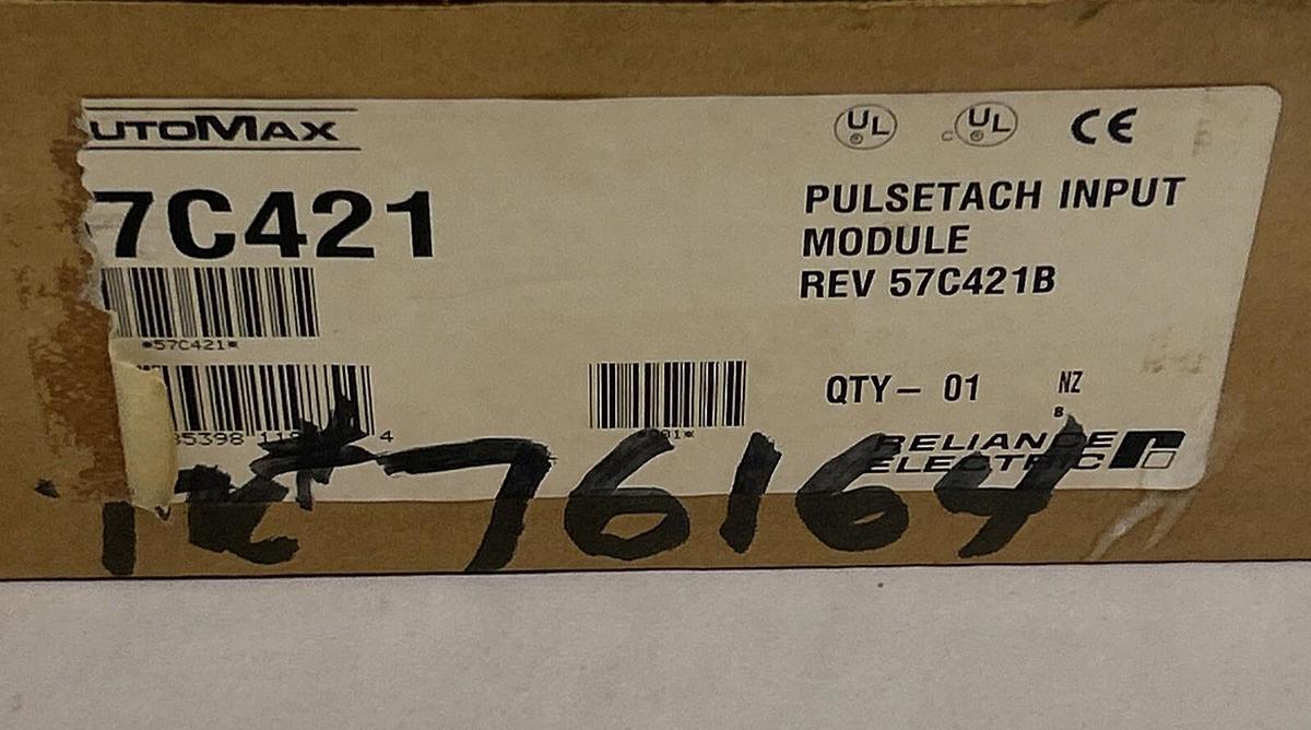 Used RELIANCE,57C421B,PULSETACH INPUT MODULE NEW