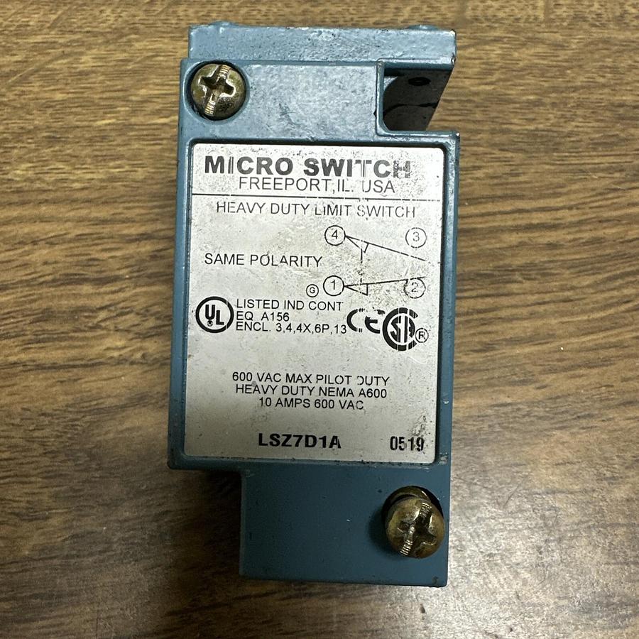 Used Honeywell,LSZ7D1A,Micro Switch