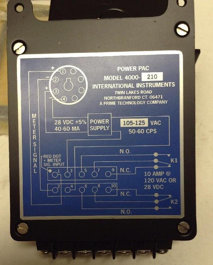 International Instruments,2548,Microammeter W/ Model 4000-210 Power Pac