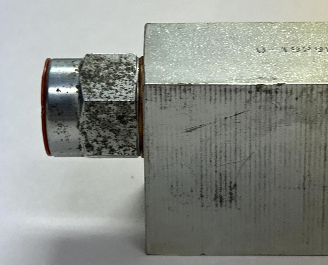 BIJUR DELIMON,U1929D,2 WAY LINE CHECK OIL VALVE NOS