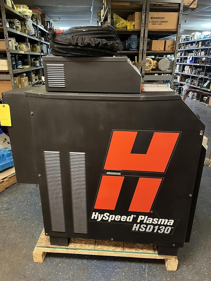 Used HYPERTHERM,HSD130,HYSPEED PLASMA CUTTING SYSTEM W/GAS CONSOLE