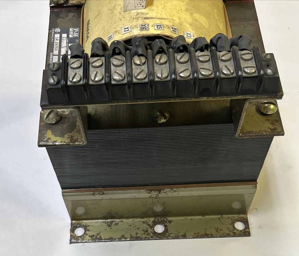 Used P&H,75Z273-D1,CONTROL CIRCUIT TRANSFORMER 3KVA 220/440V PRI 90/110/130/180V SEC