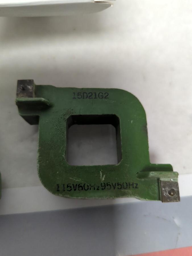 Used GENERAL ELECTRIC,15D21G2,COIL 115V 60HZ 95V 50HZ LOT OF 2 PRE-OWNED