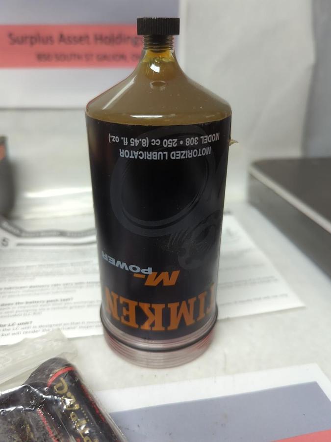 TIMKEN,PM281217,SINGLE POINT LUBRICATOR MODEL 308 GREASE CARTRIDGE NOS