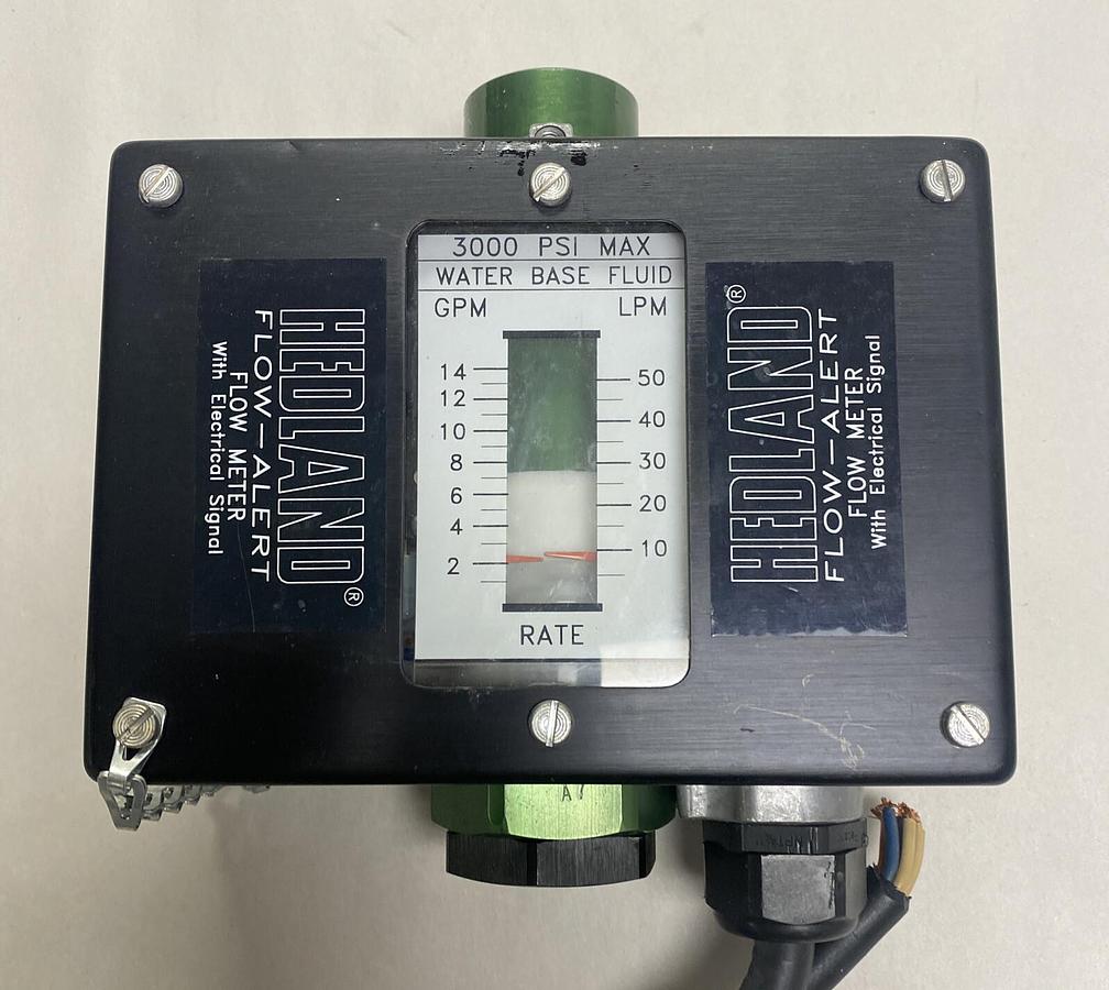 Hedland,HLIT243,Flow-Alert Flow Meter NOS