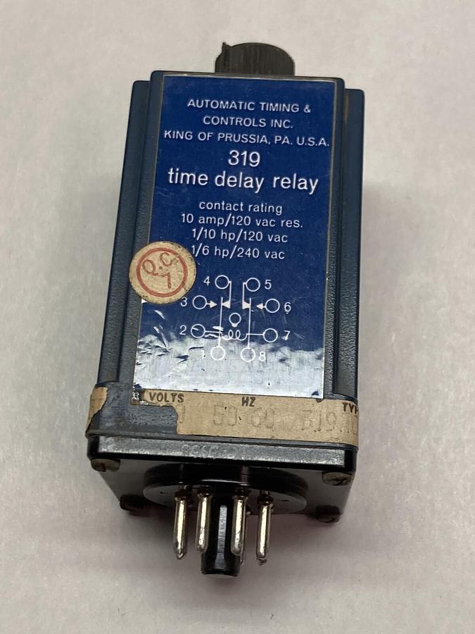 Used ATC,Series 319,Time Delay Relay