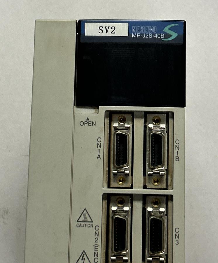 Used MITSUBISHI,MR-J2S-40B,SERVO AMPLIFIER 2.6A 3PH 200-230V