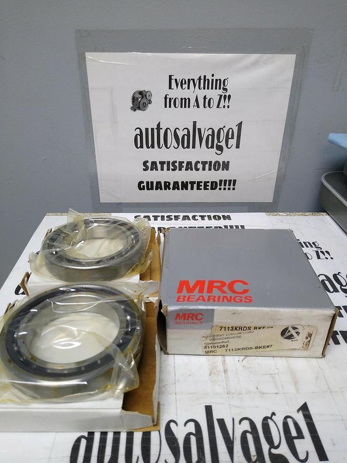 Used MRC,7113KRDS-BKE#7,Precision Bearing SET NOS
