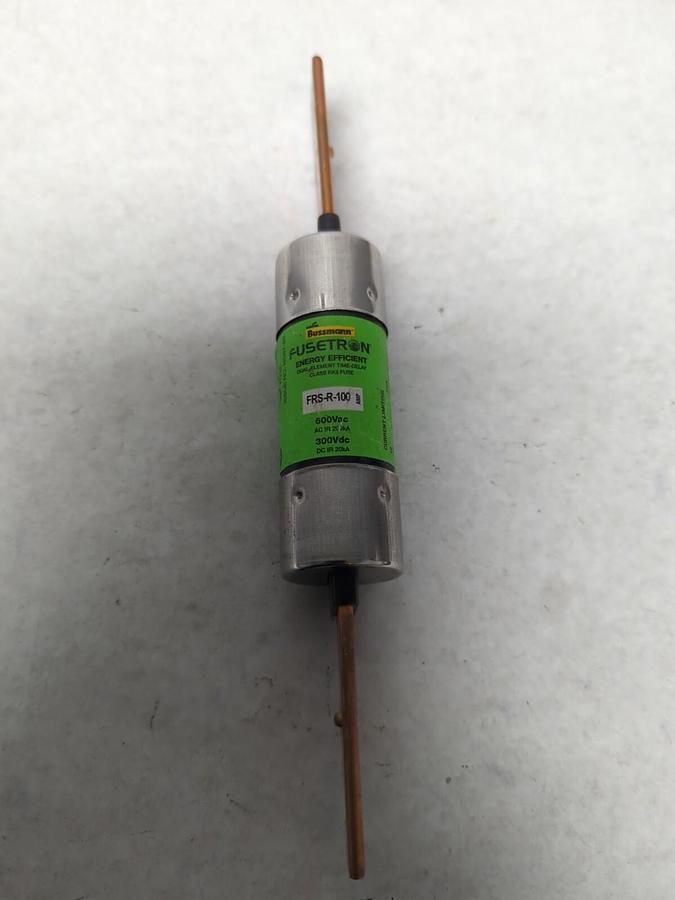 Used COOPER BUSSMANN,FRS-R-100,FUSETRON 100 AMP FUSE PRE-OWNED