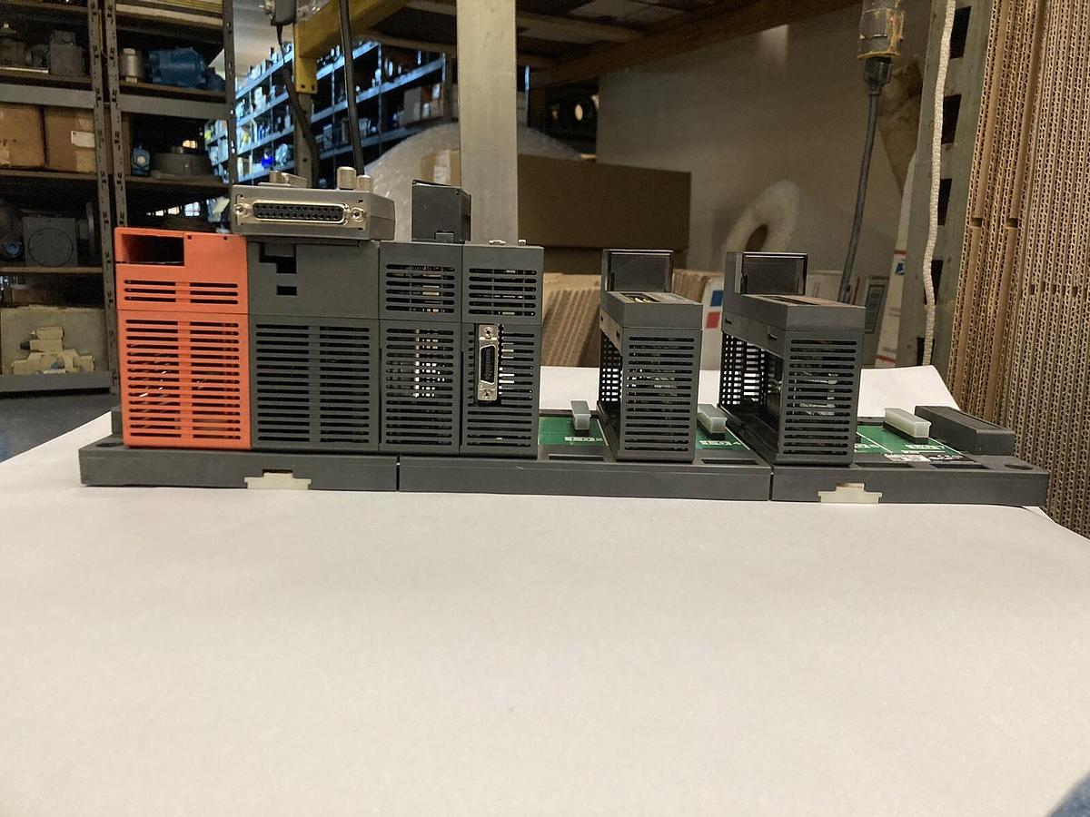 Used Mitsubishi,A1S61PN A2USCPU A1SJ61BT11 A1SX41 A1SY41,PLC Rack Assembly