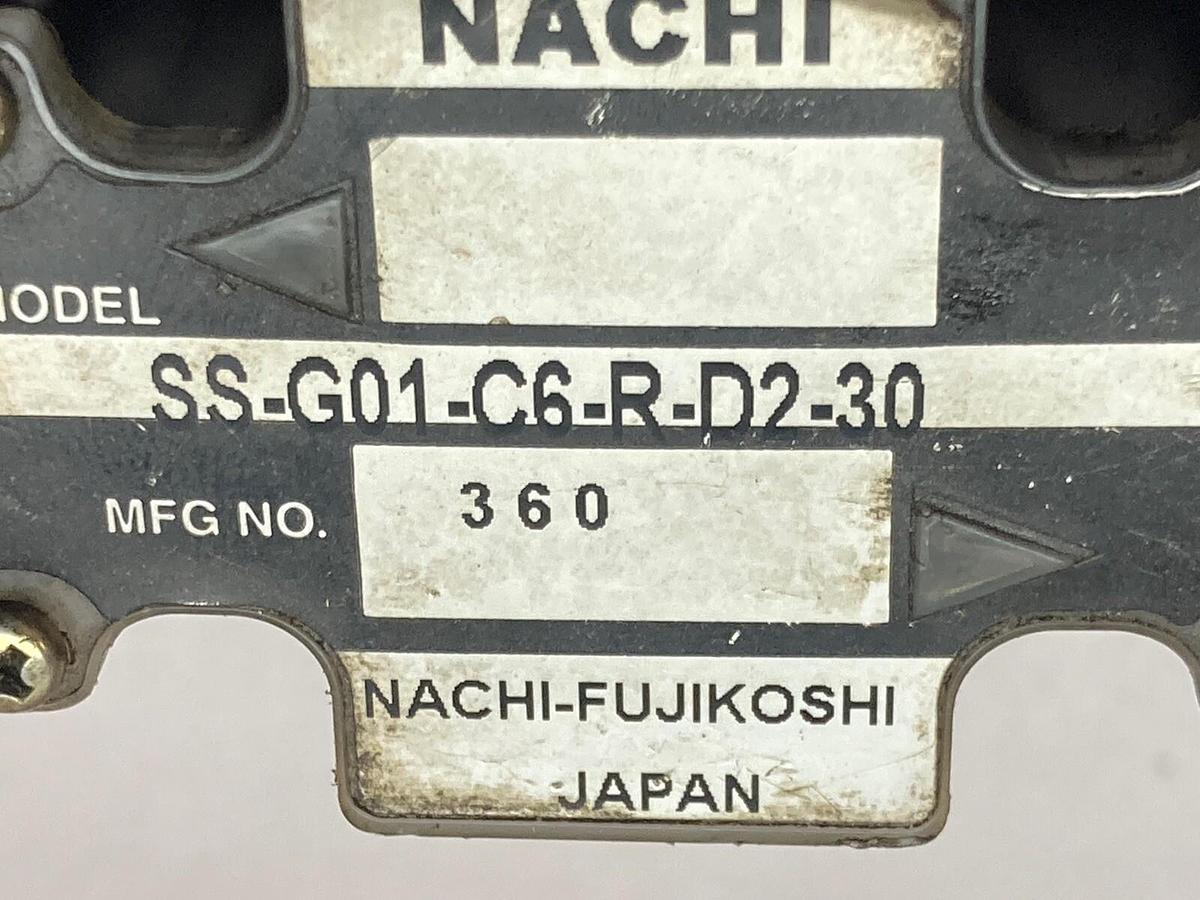 Used Nachi,SS-H01-C6-R-D2-30,Directional Hytegra Valve