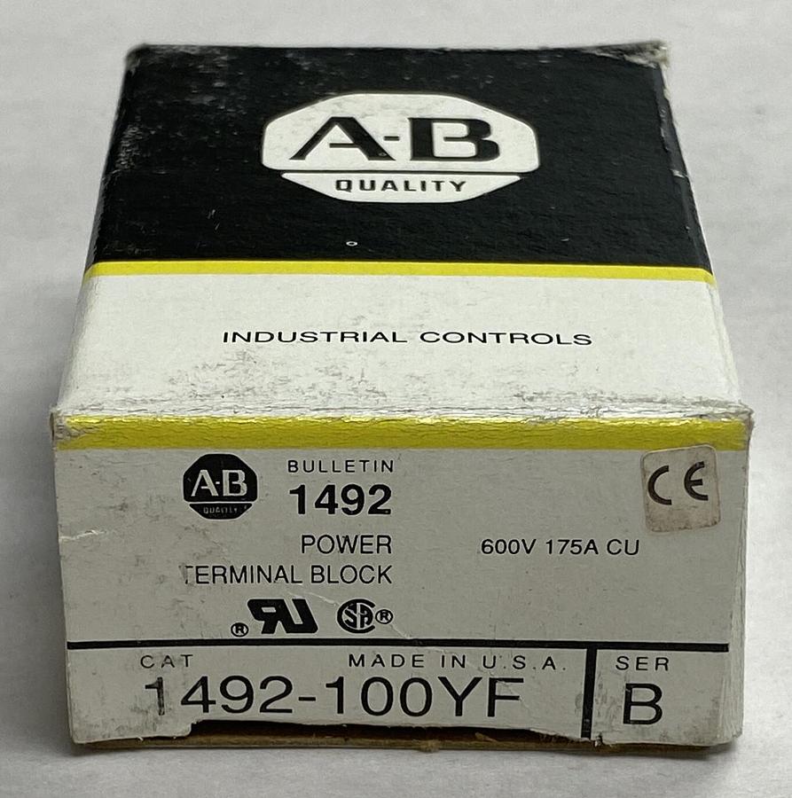 Used Allen-Bradley,1492-100YF,Power Terminal Block New In Box