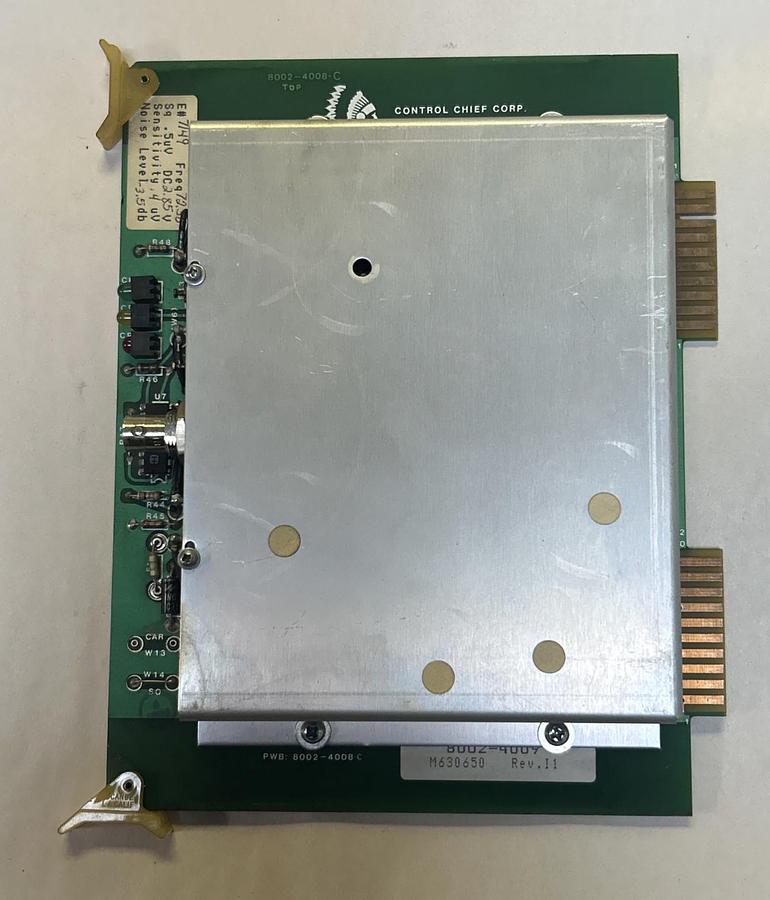 Used CONTROL CHIEF,8002-4008,RECIEVER INPUT MODULE CIRCUIT BOARD