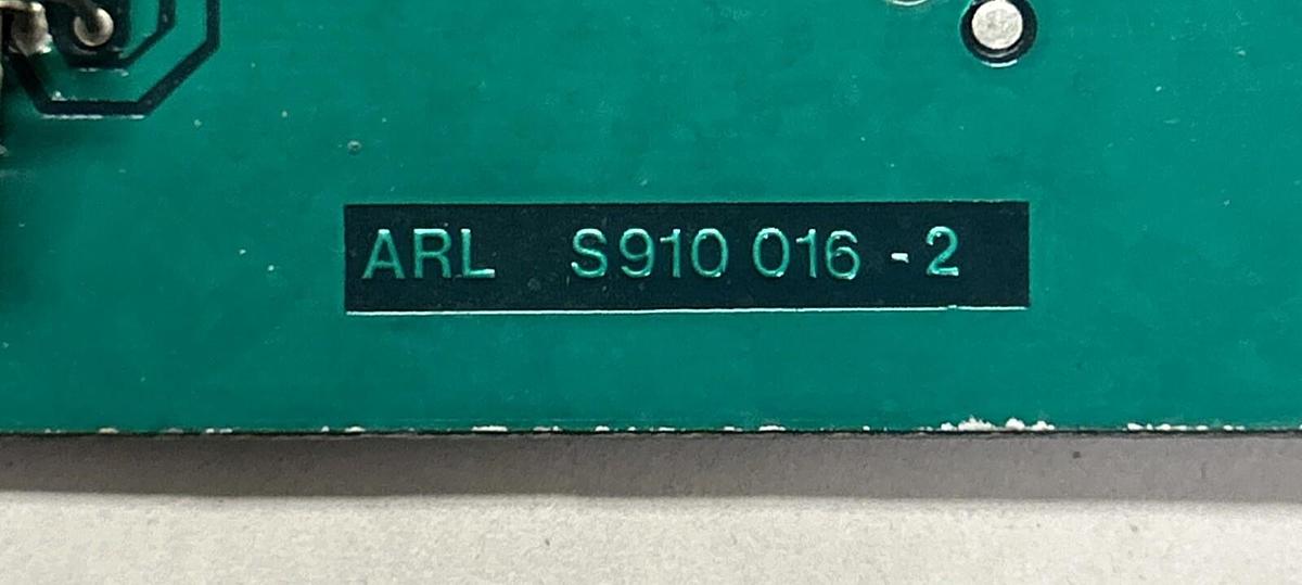 Used ARL,S910016-2,CIRCUIT BOARD