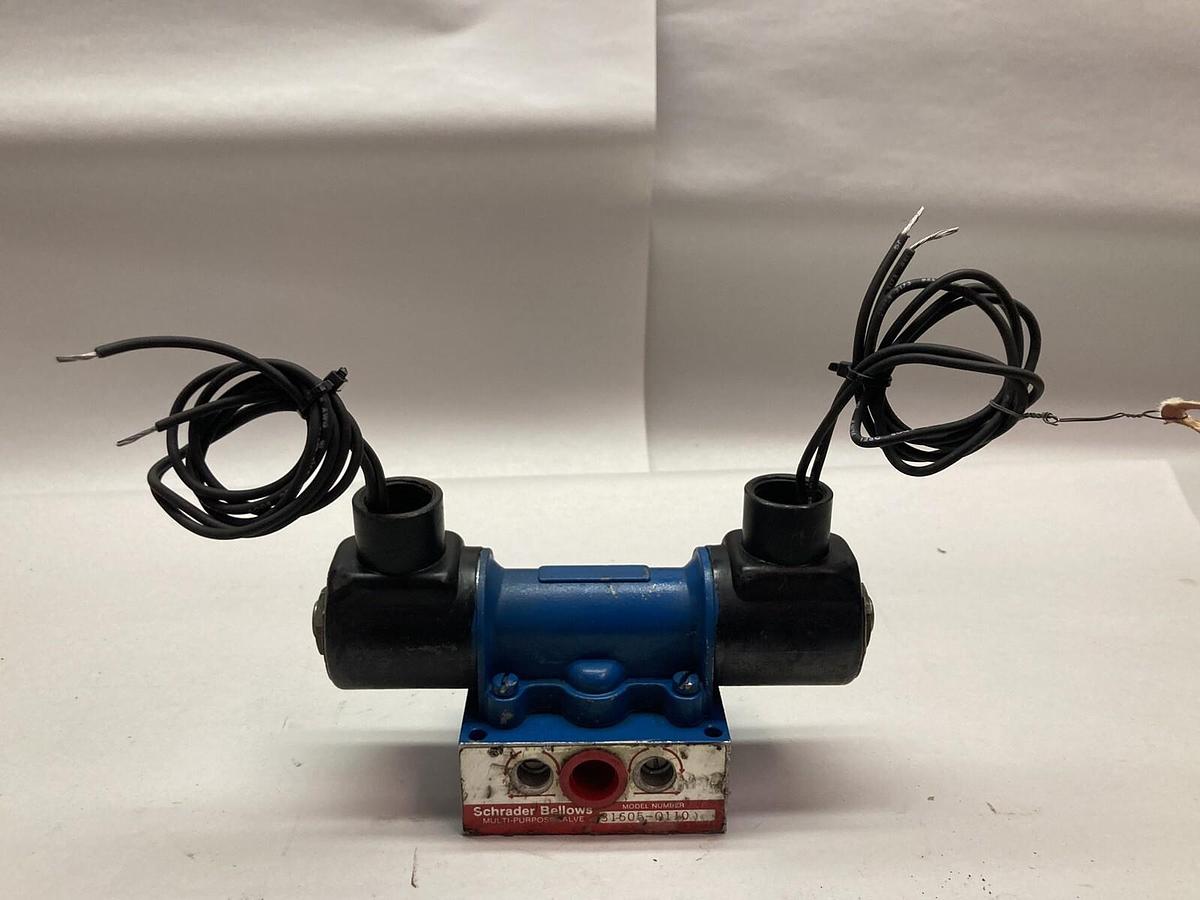 Used Schrader Bellows,31605-0110,4-Way Solenoid Valve