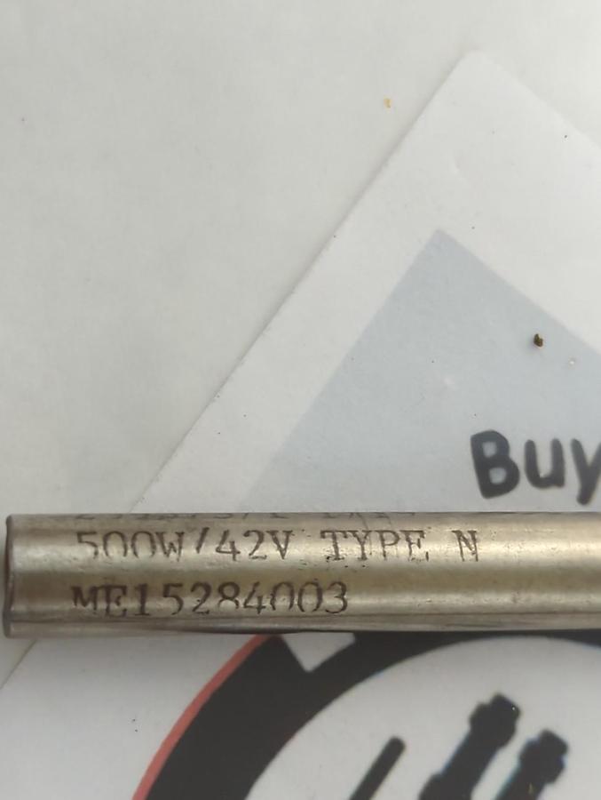 Used BW FLEXIBLE SYSTEMS,ME15284003,TYPE N THERMAL HEATER ROD 260083/1 3/19 500W/42V
