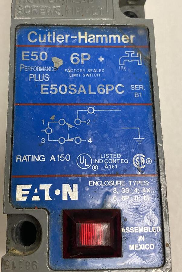 Used Cutler-Hammer,E50SAL6PC,Limit Switch