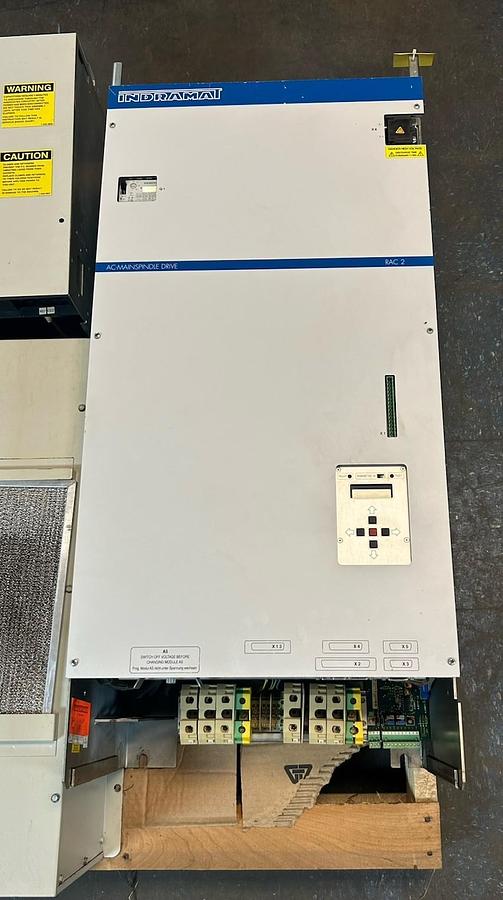 Used BOSCH INDRAMAT,RAC2.2-250-460-A00-W1,SERVO SPINDLE DRIVE CONTROLLER