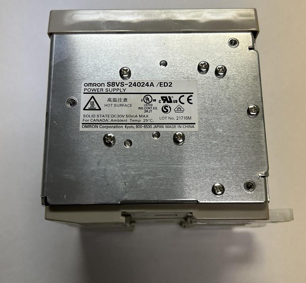 Used OMRON,S8VS-24024A,POWER SUPPLY 10A 24DCV