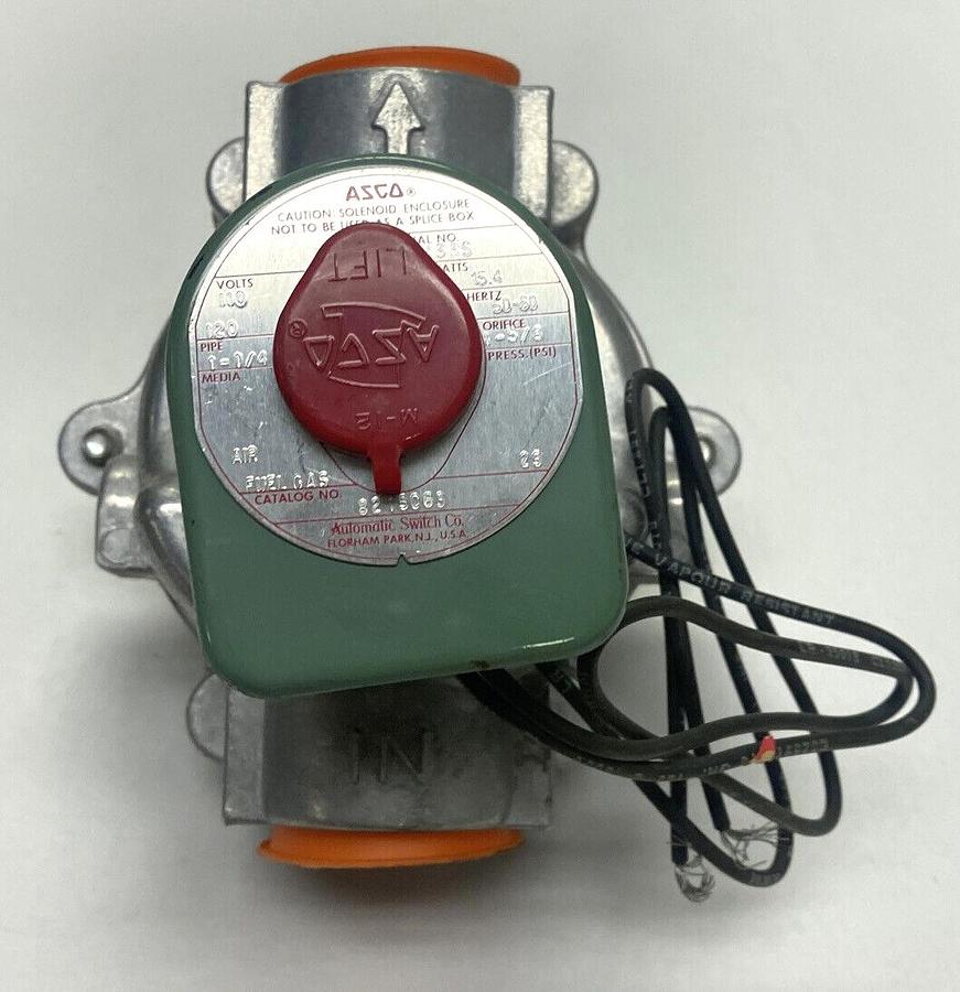 ASCO,8215-063-230,SOLENOID VALVE 1-1/4IN 230VAC 60HZ NOS