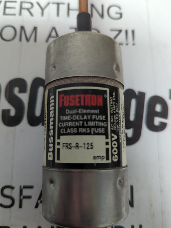 COOPER BUSSMANN,FRS-R-125,FUSETRON FUSE NOS