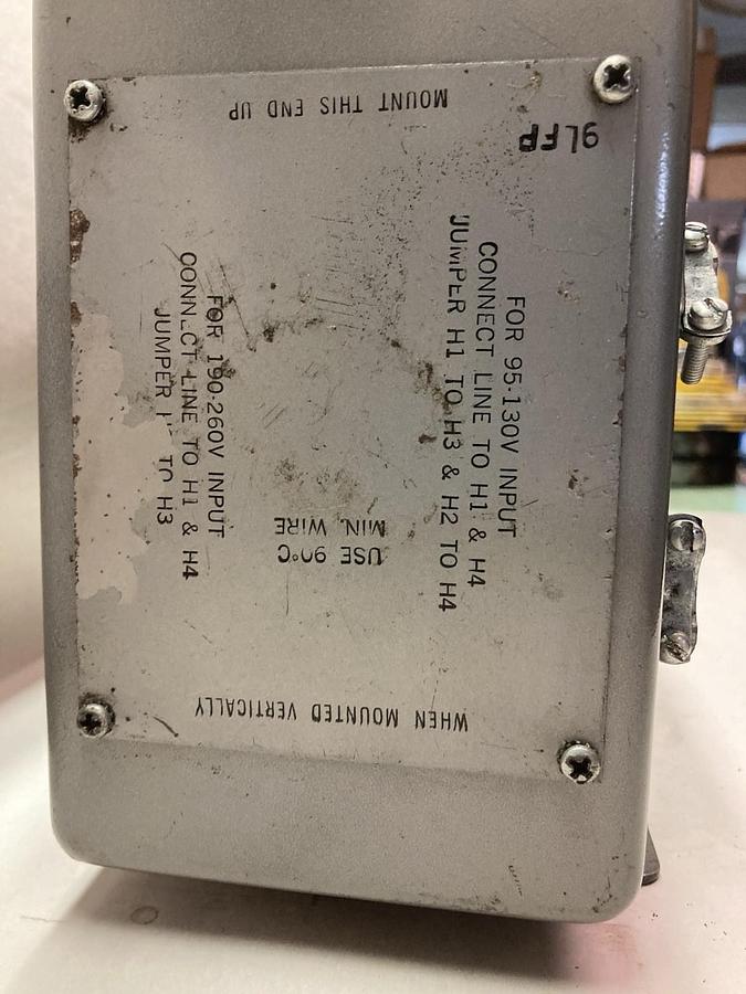 Used Sola,23-22-125,Constant Voltage Transformer 95-130x190-260