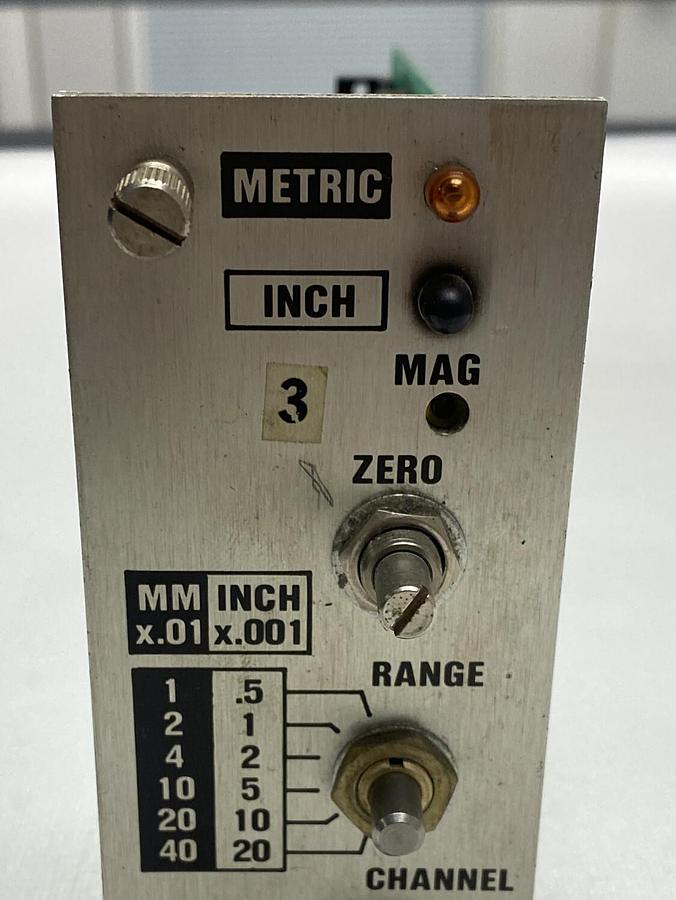 Used EDMUNDS GAGES,E8012,DUAL INPUT ELECTRONIC MODULE