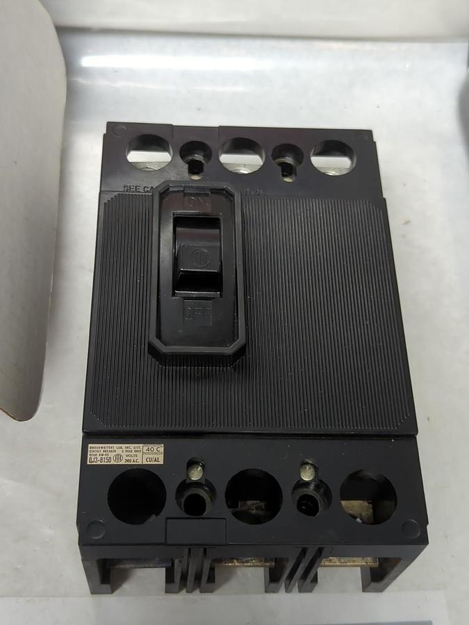 Used I.T.E.,QJ3-B150,CIRCUIT BREAKER 3-POLE 150 AMP PRE-OWNED