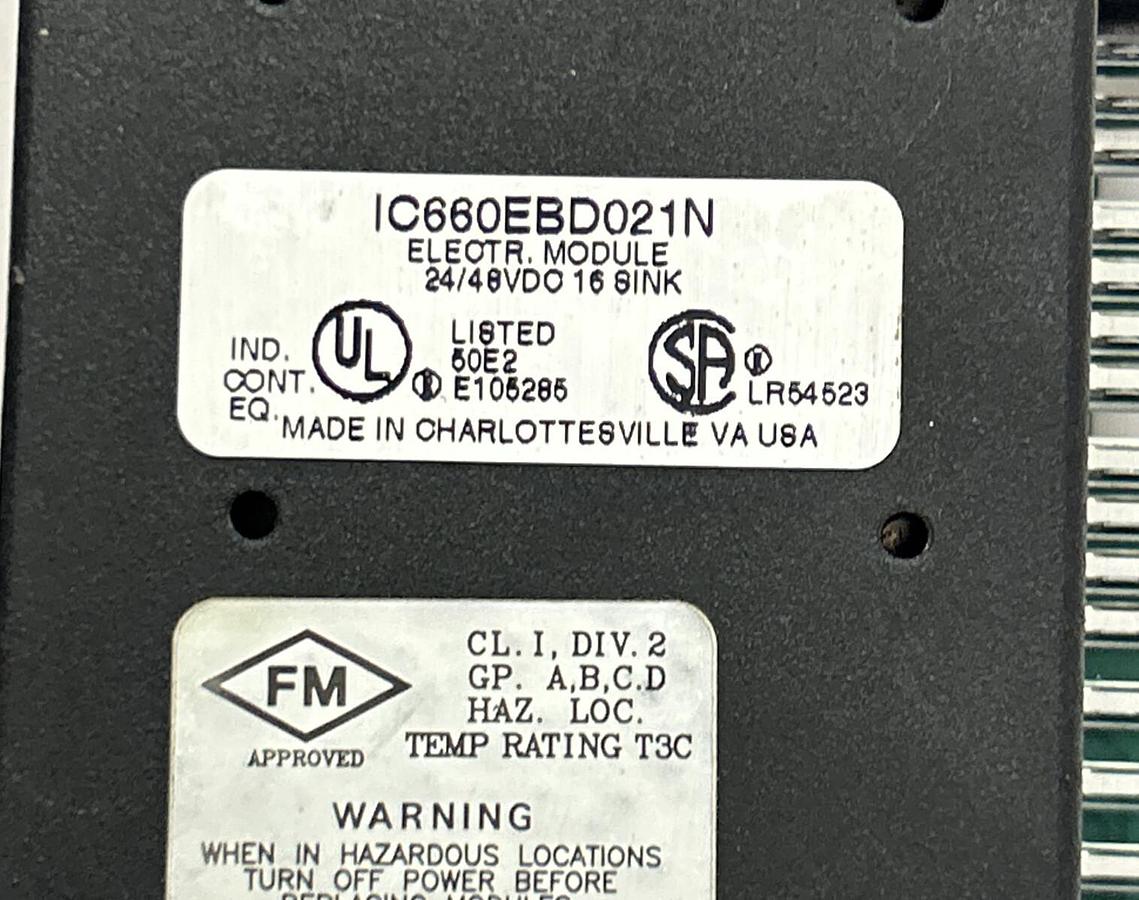 Used GE FANUC,IC660EBD021N,ELECTRONIC MODULE
