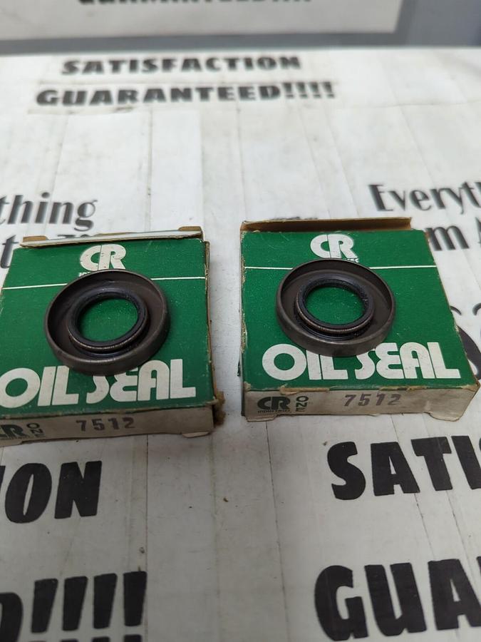 CHICAGO RAWHIDE,7512,OIL SEALS LOT OF 2 NOS