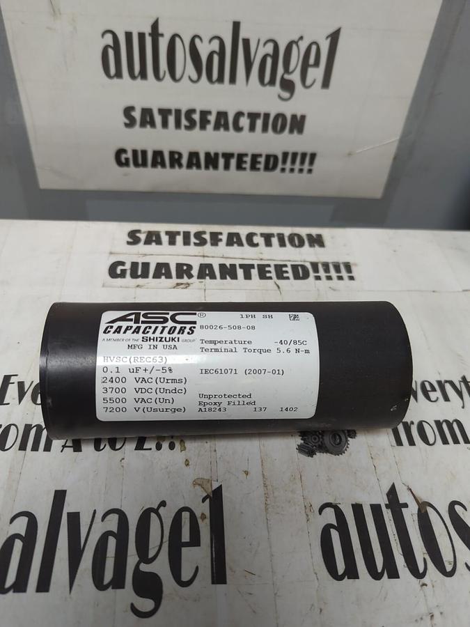 ASC CAPACITORS,80026-508-08,SNUBBER CAPACITOR MISSING BOX NOS
