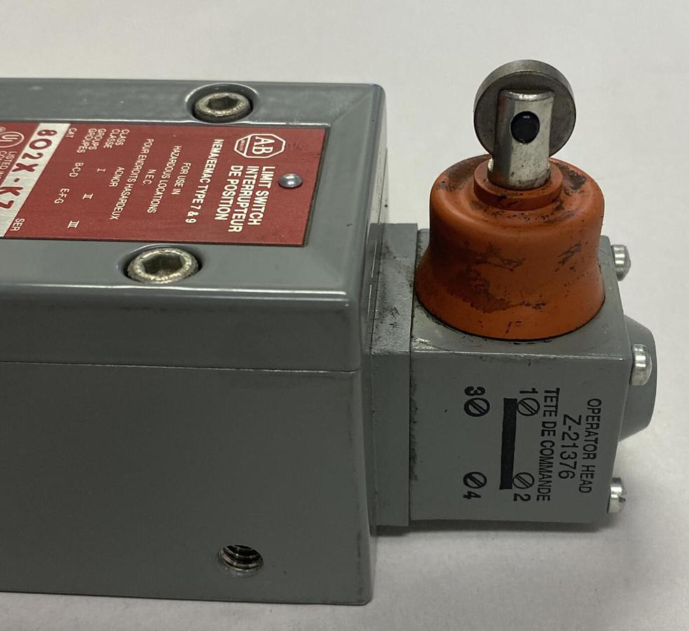 Used ALLEN BRADLEY,802X-K7,SER C LIMIT SWITCH