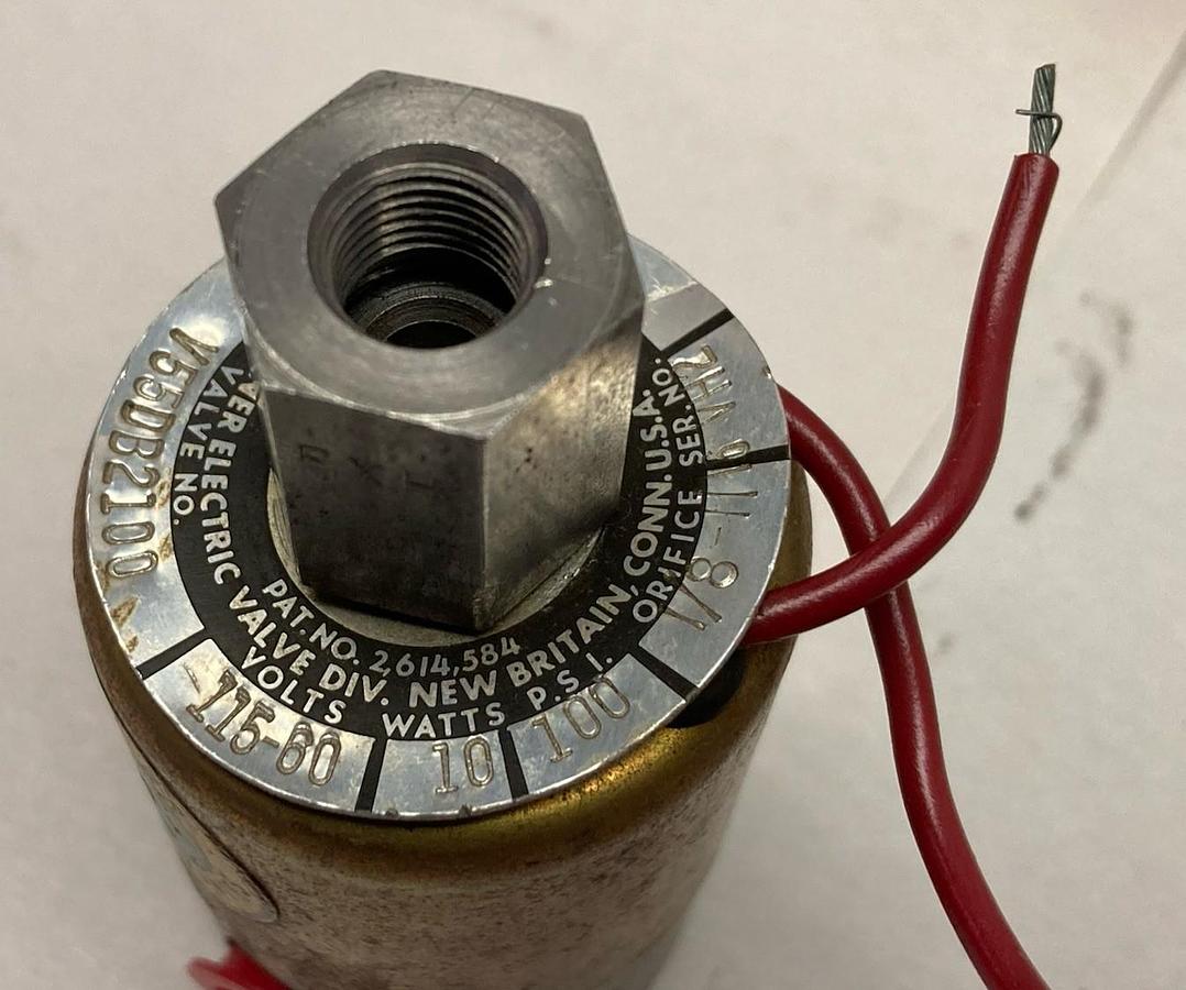 Skinner,V55DB2100,Electric Valve 115V 10 Watts 1/8 Inch Orifice