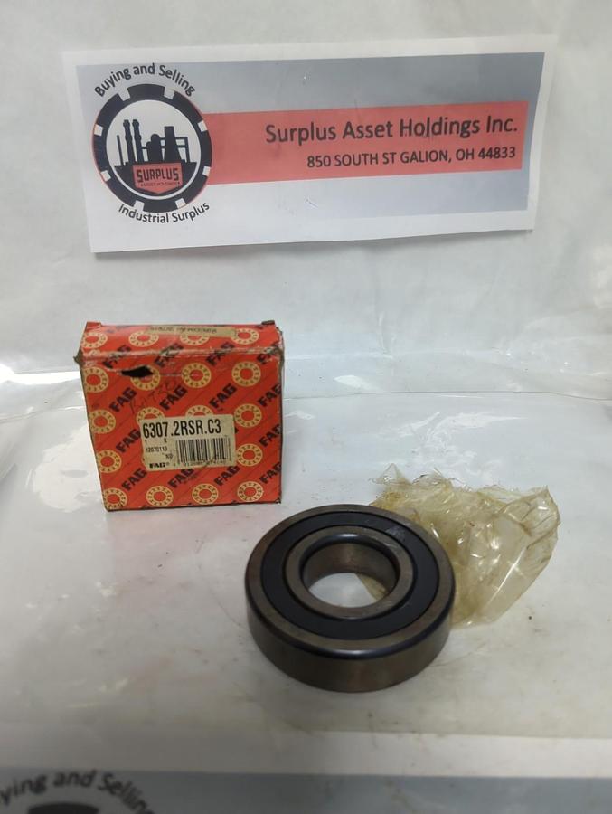 FAG,6307 2RSR C3,RUBBER SEALED BALL BEARING NOS
