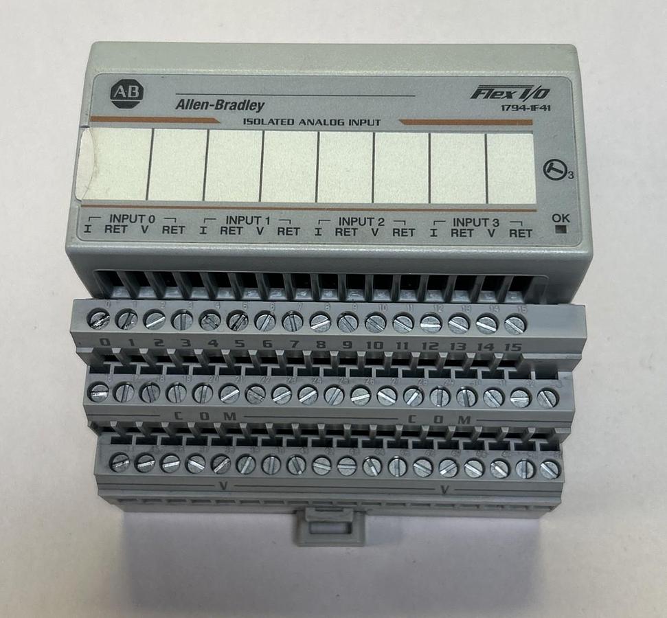 Used ALLEN BRADLEY,1794-IF41,FLEX I/O ISOLATED ANALOG INPUT MODULE
