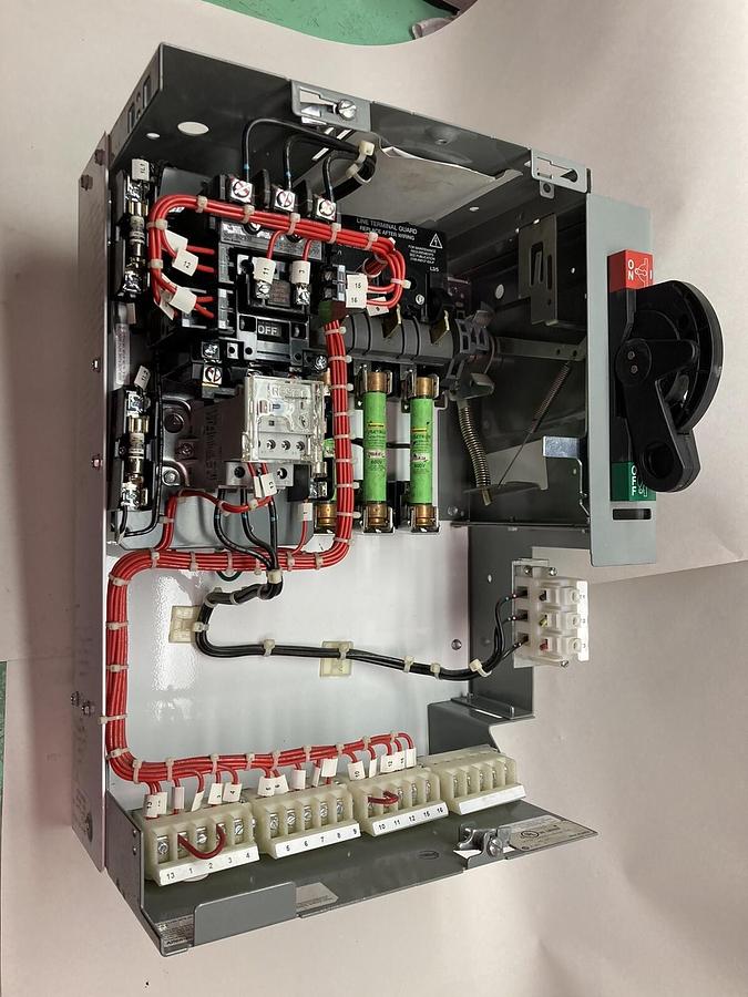 Used Allen-Bradley,2112B,Size 1 Fused MCC 20 Inch Starter Feeder Bucket