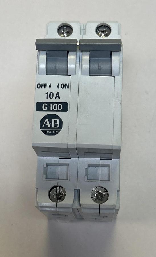 ALLEN BRADLEY,1492-CB2-G100,CIRCUIT BREAKER 10A 480V 2P LOT OF 4