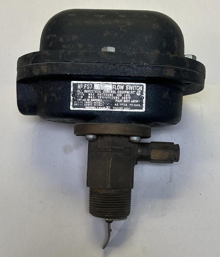 Used MCDONNELL,FS74V,FLOW SWITCH,FLOW SWITCH
