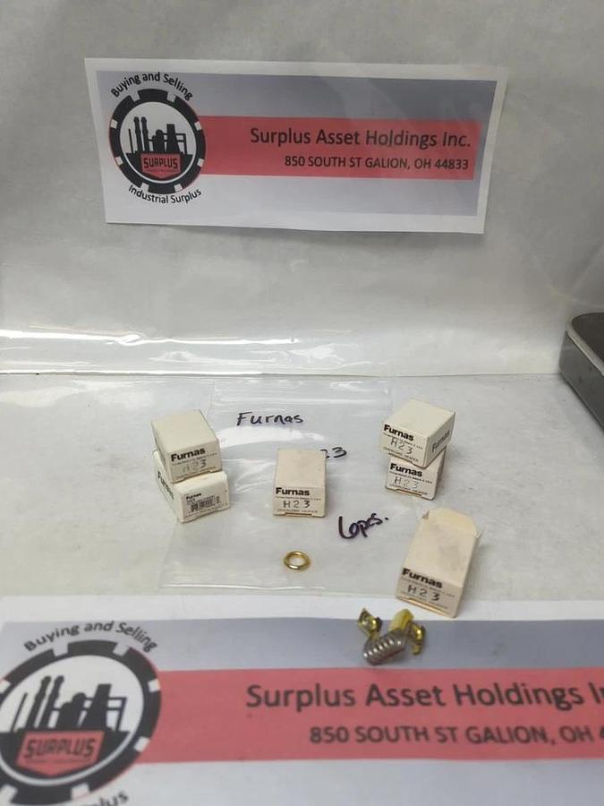 FURNAS,H23,OVERLOAD HEATER ELEMENT LOT OF 6 NOS